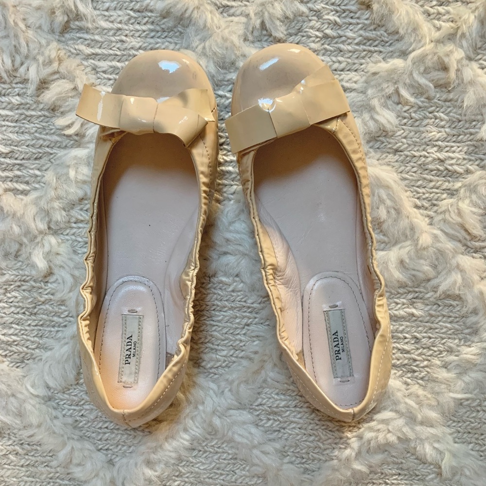 Prada Calzature Donna Vernice Soft flats